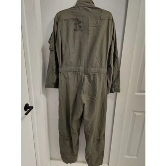 USAF Coveralls Flyers Fire Resistant Summer Men 40 Regular  Sage Green CWU-27/P - Picture 9 of 16